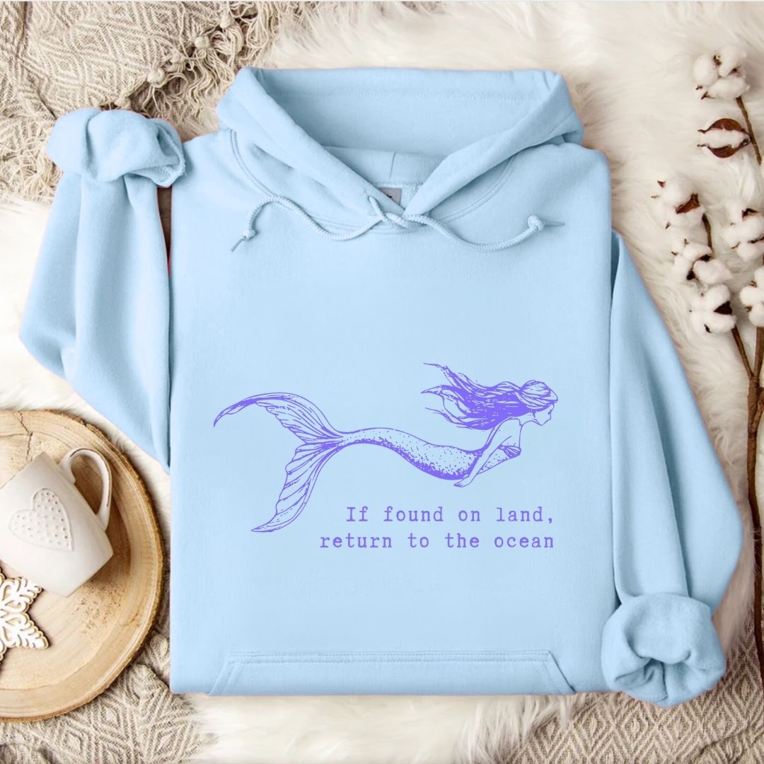 Return To Ocean, Mermaid Hoodie