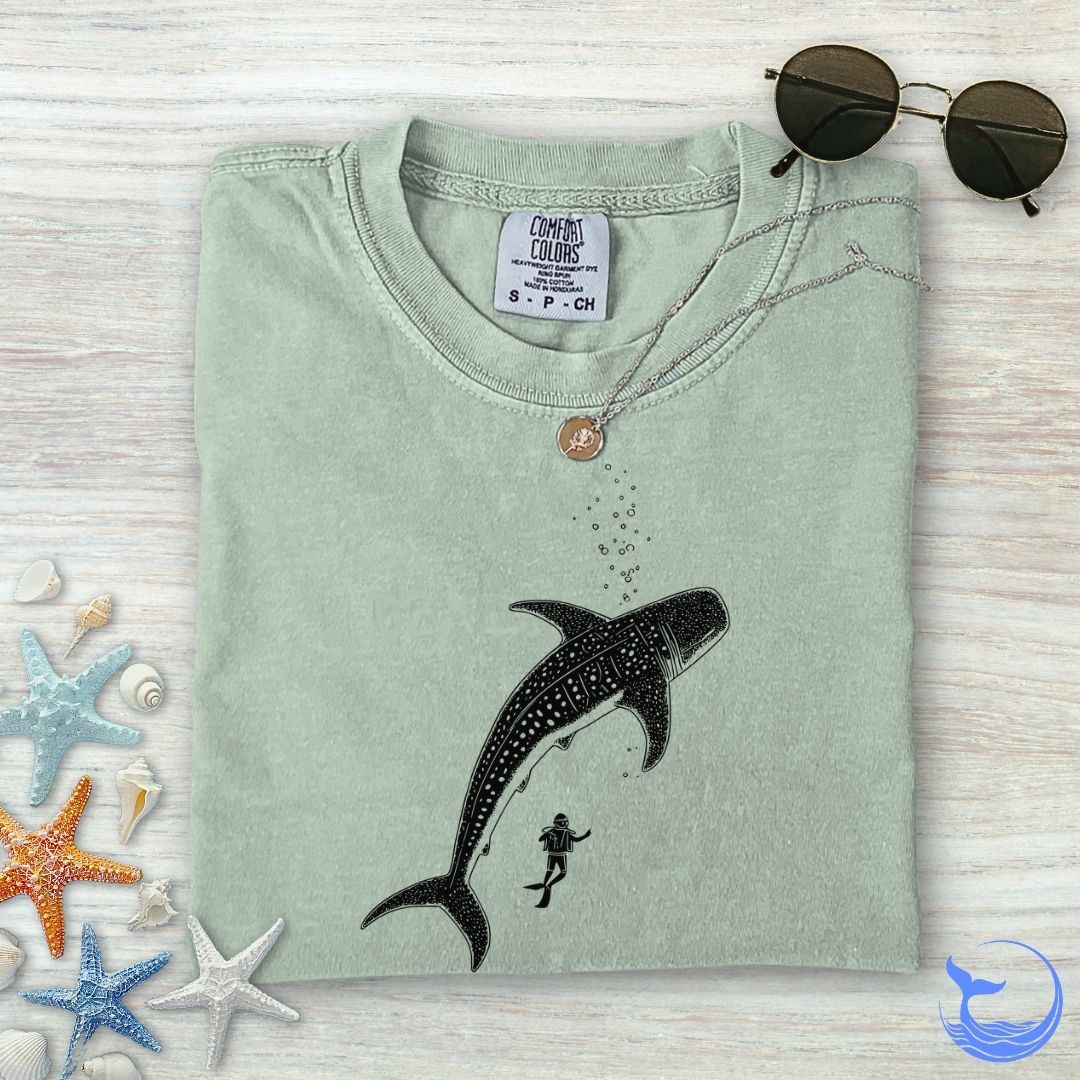 Diving With a Whale Shark Comfort Colors T-Shirt