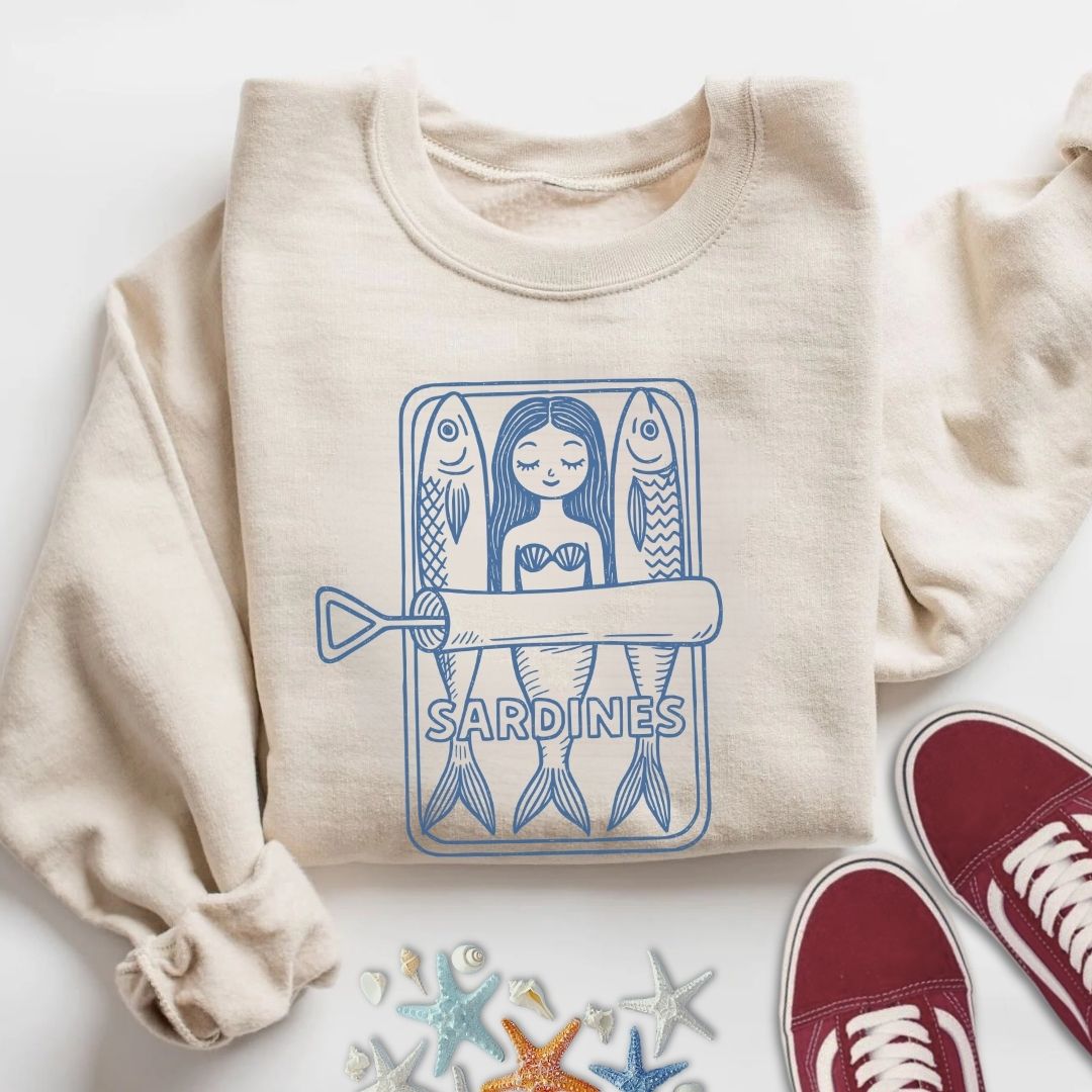 Mermaid Sardines Sweatshirt