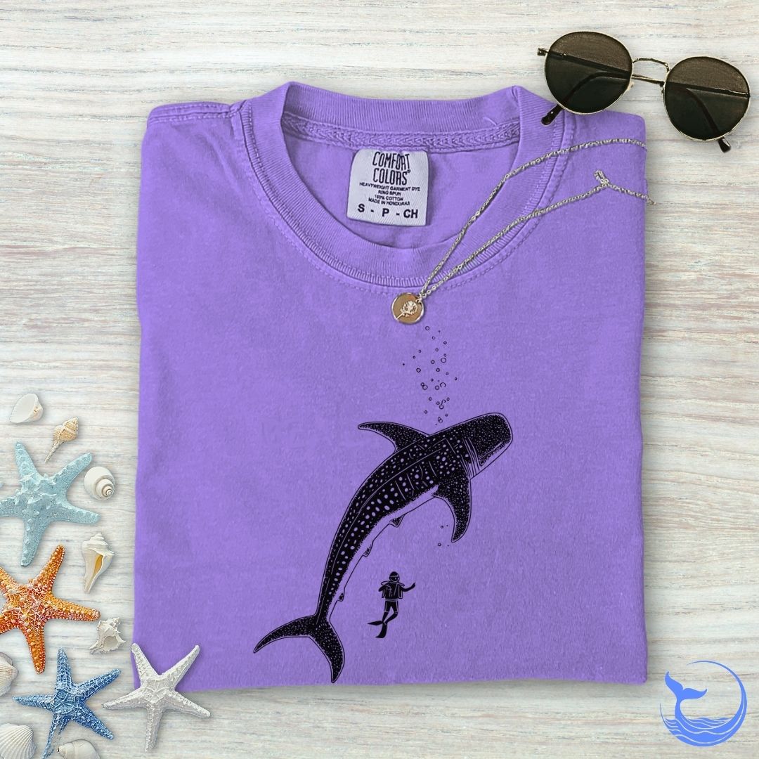 Diving With a Whale Shark Comfort Colors T-Shirt
