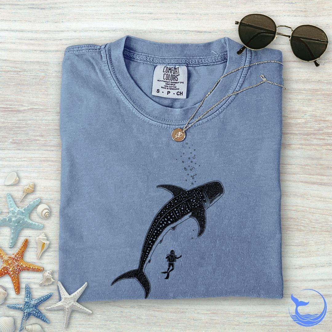 Diving With a Whale Shark Comfort Colors T-Shirt