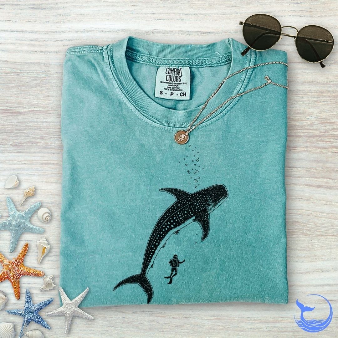 Diving With a Whale Shark Comfort Colors T-Shirt