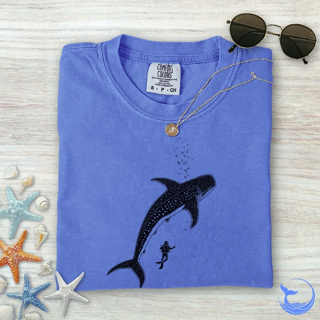 Diving With a Whale Shark Comfort Colors T-Shirt