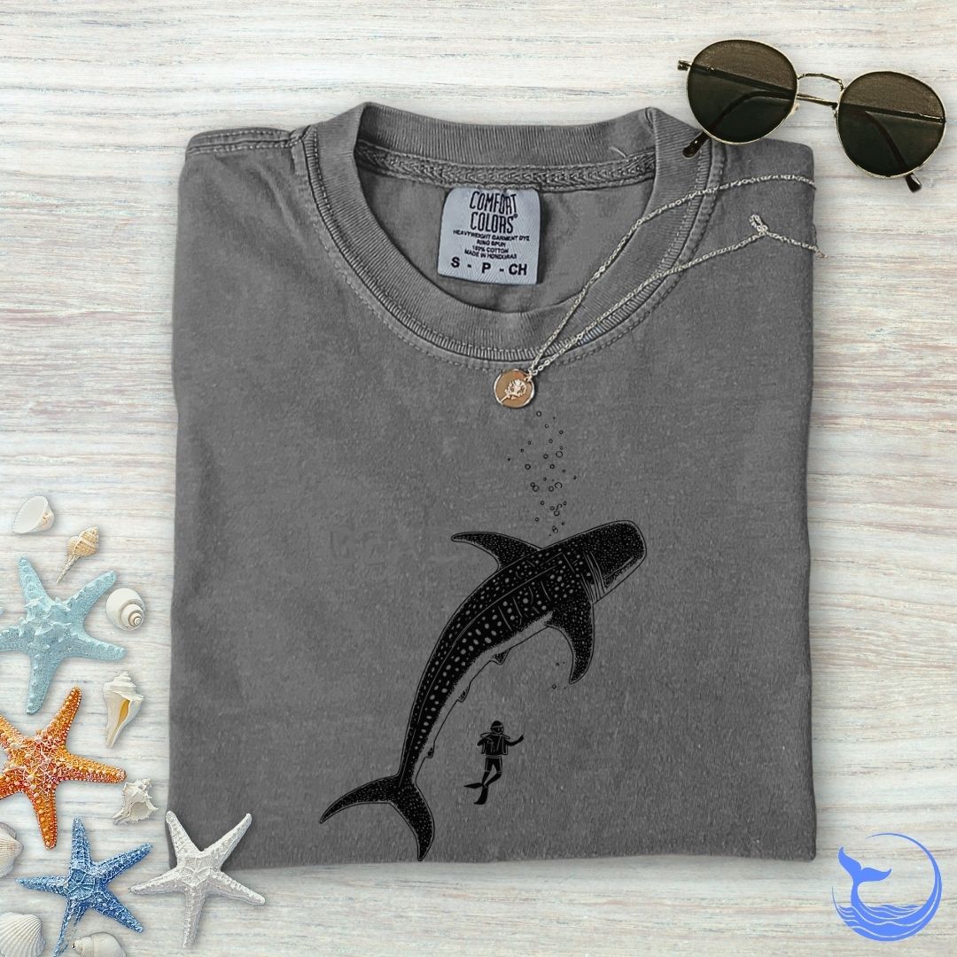 Diving With a Whale Shark Comfort Colors T-Shirt