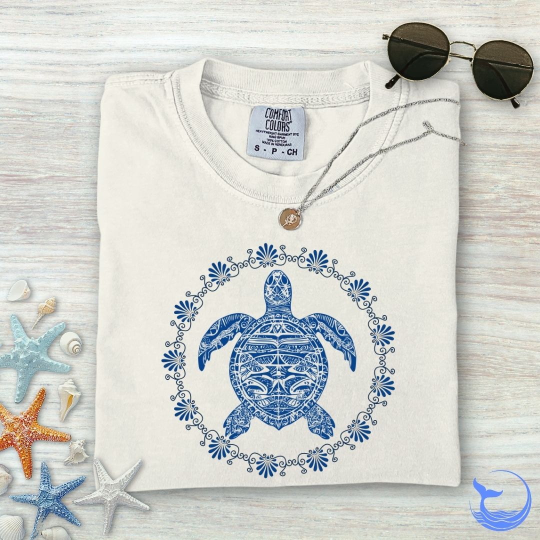 Turtle Mandala Comfort Colors T-Shirt