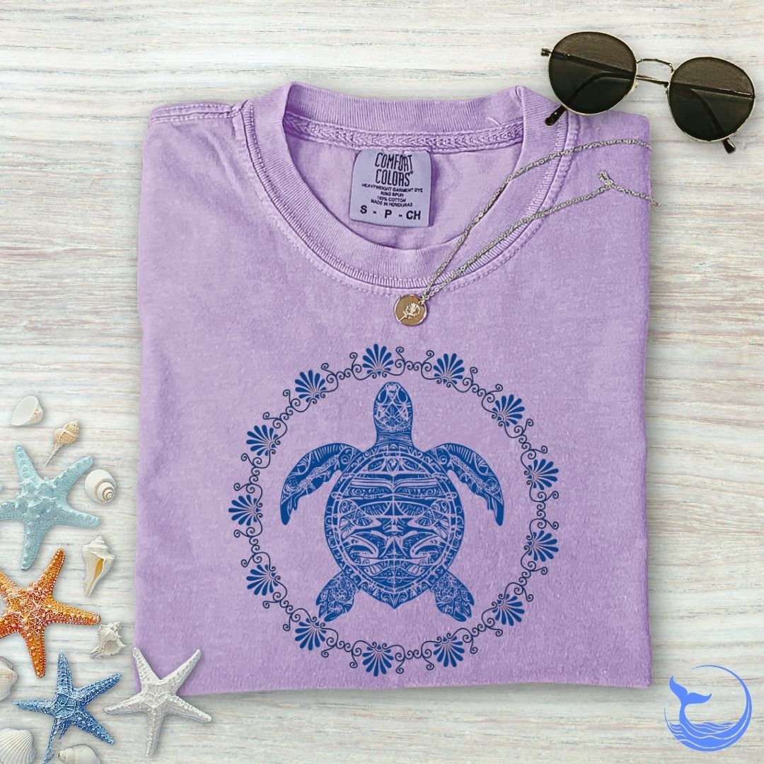 Turtle Mandala Comfort Colors T-Shirt