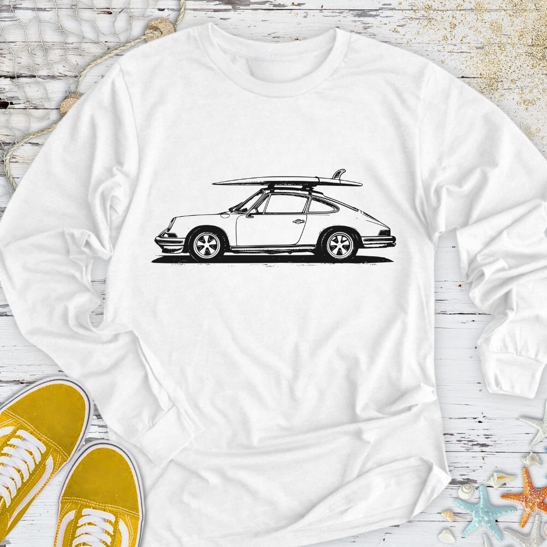 Vintage Porsche Long Sleeve Tee