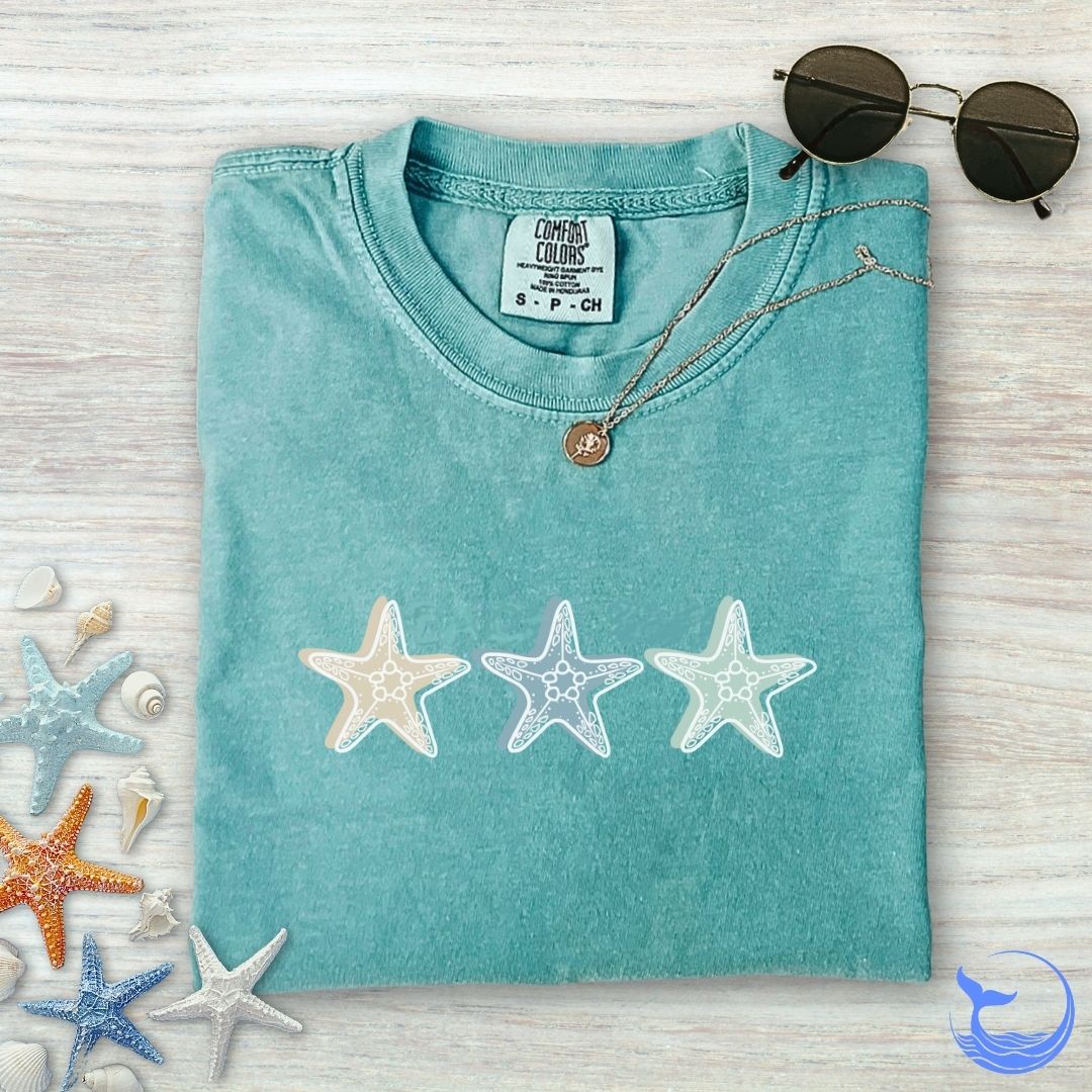 3 Starfish Comfort Colors T-Shirt