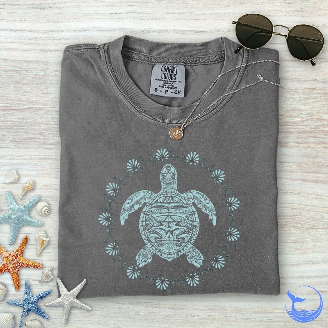 Turtle Mandala Comfort Colors T-Shirt