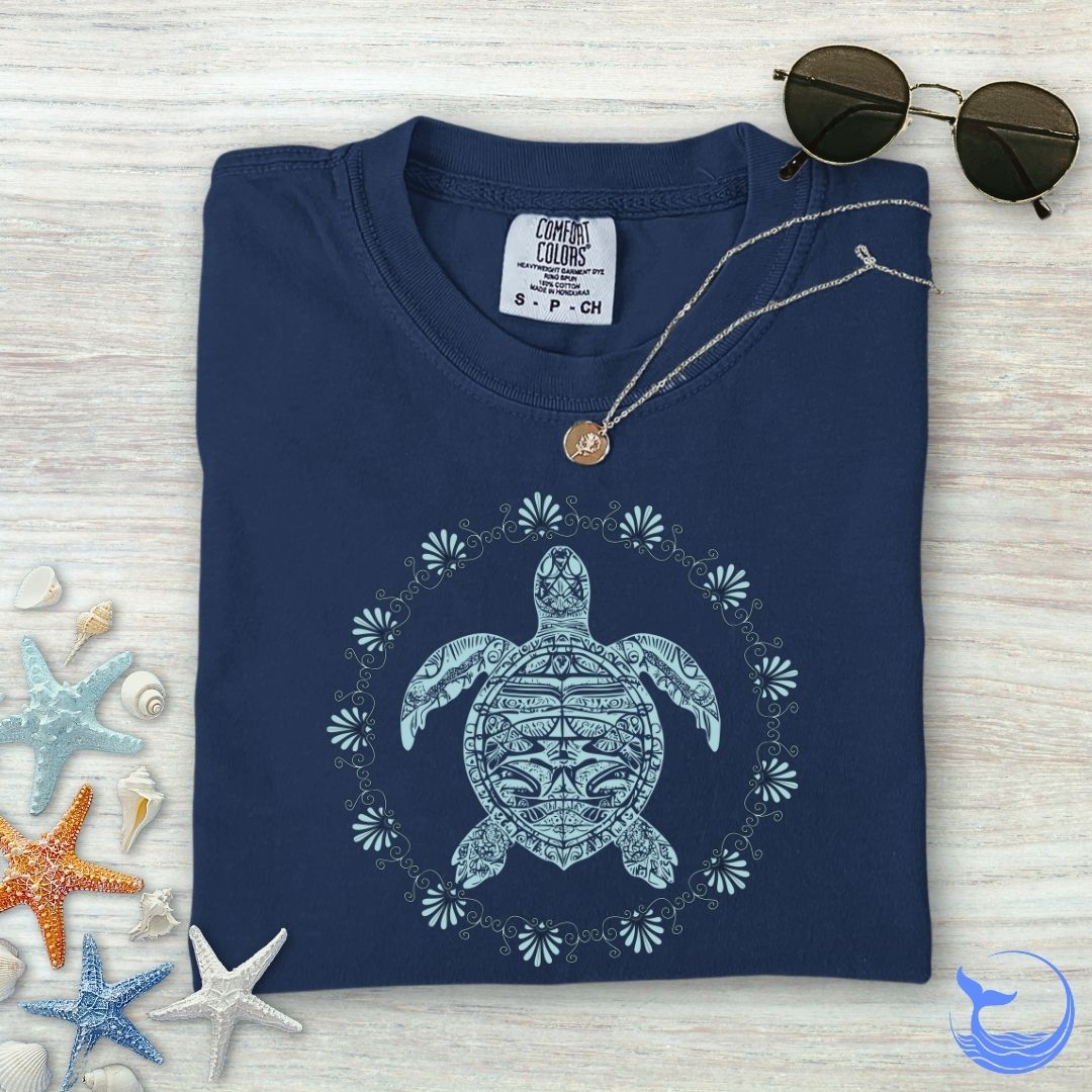 Turtle Mandala Comfort Colors T-Shirt