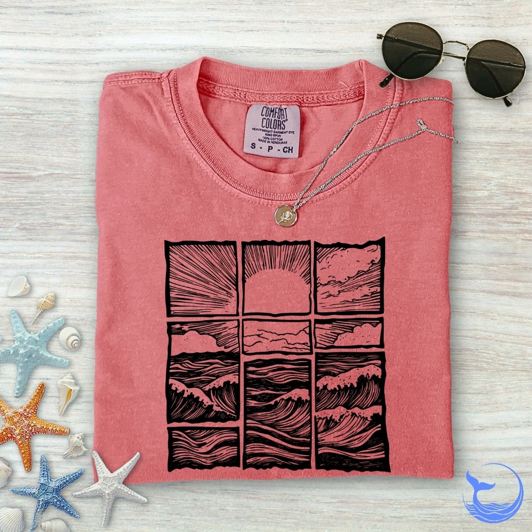 Ocean Sunrise Comfort Colors T-Shirt