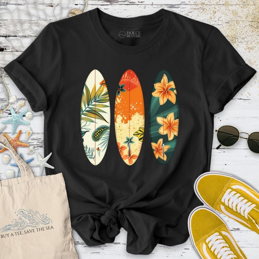 3 Boards T-Shirt Black / S