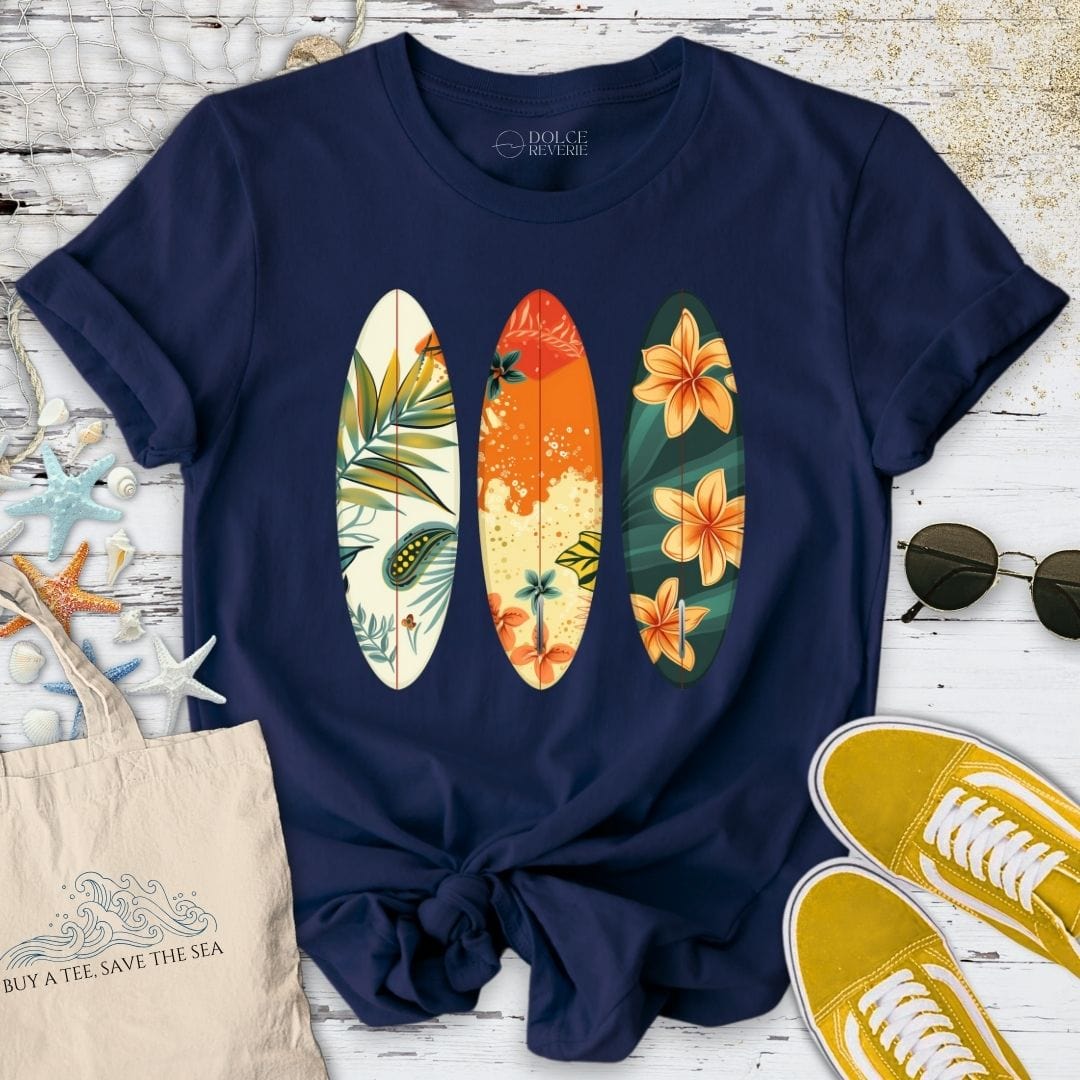 3 Boards T-Shirt Navy / S