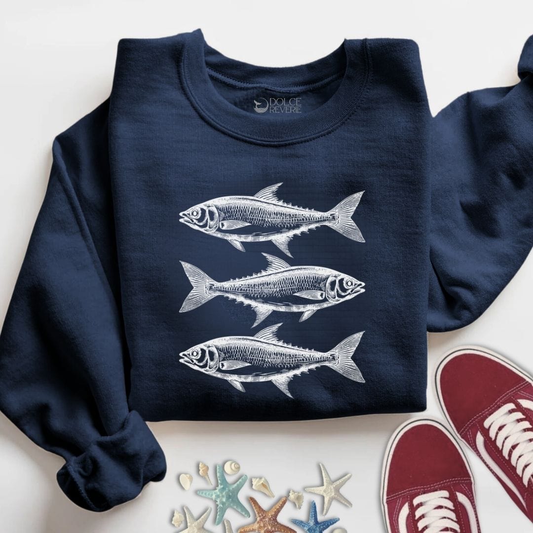 3 Sardines Sweatshirt S / Navy