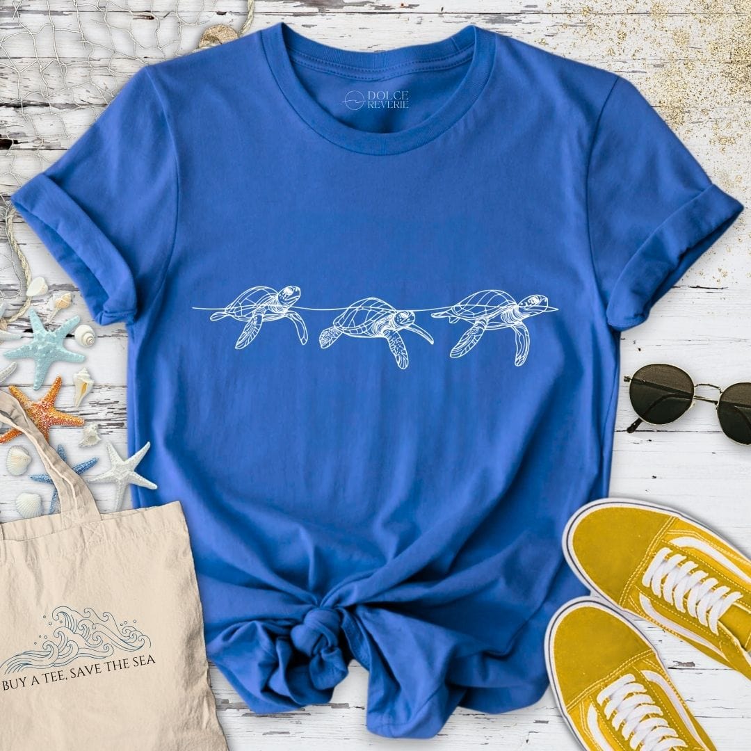 3 Turtles T-Shirt Royal / S