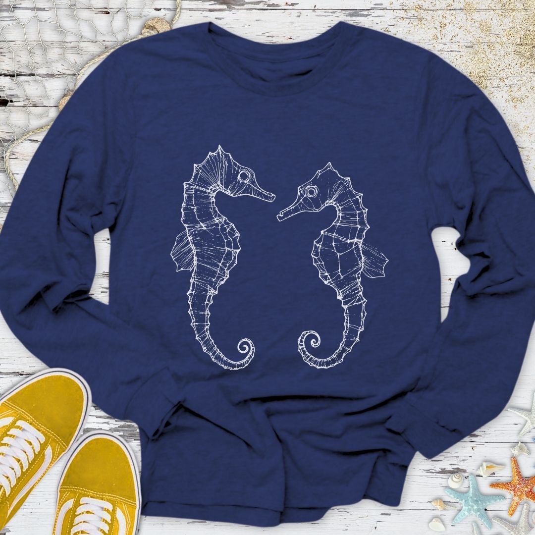 Seahorses Long Sleeve Tee
