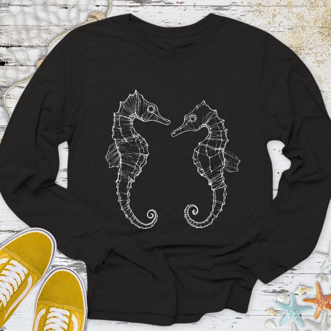 Seahorses Long Sleeve Tee