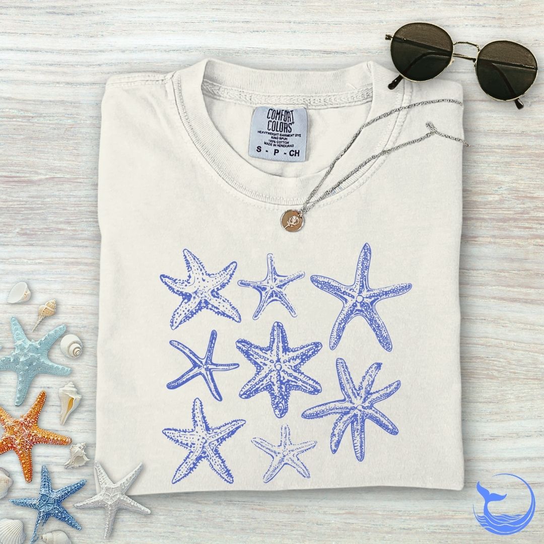 Vintage Starfish Comfort Colors T-Shirt