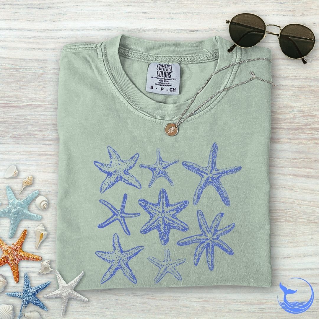 Vintage Starfish Comfort Colors T-Shirt