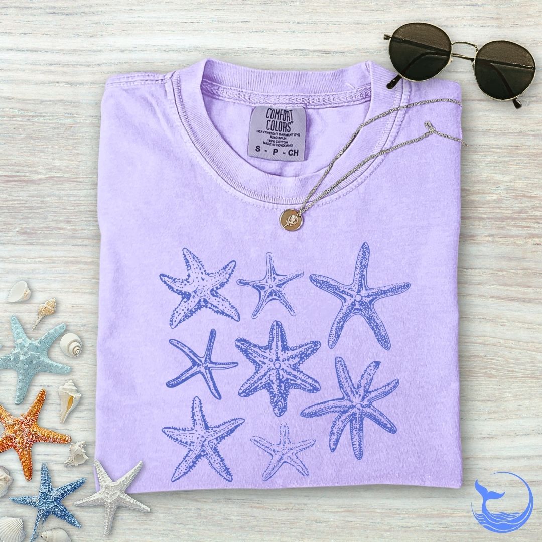 Vintage Starfish Comfort Colors T-Shirt