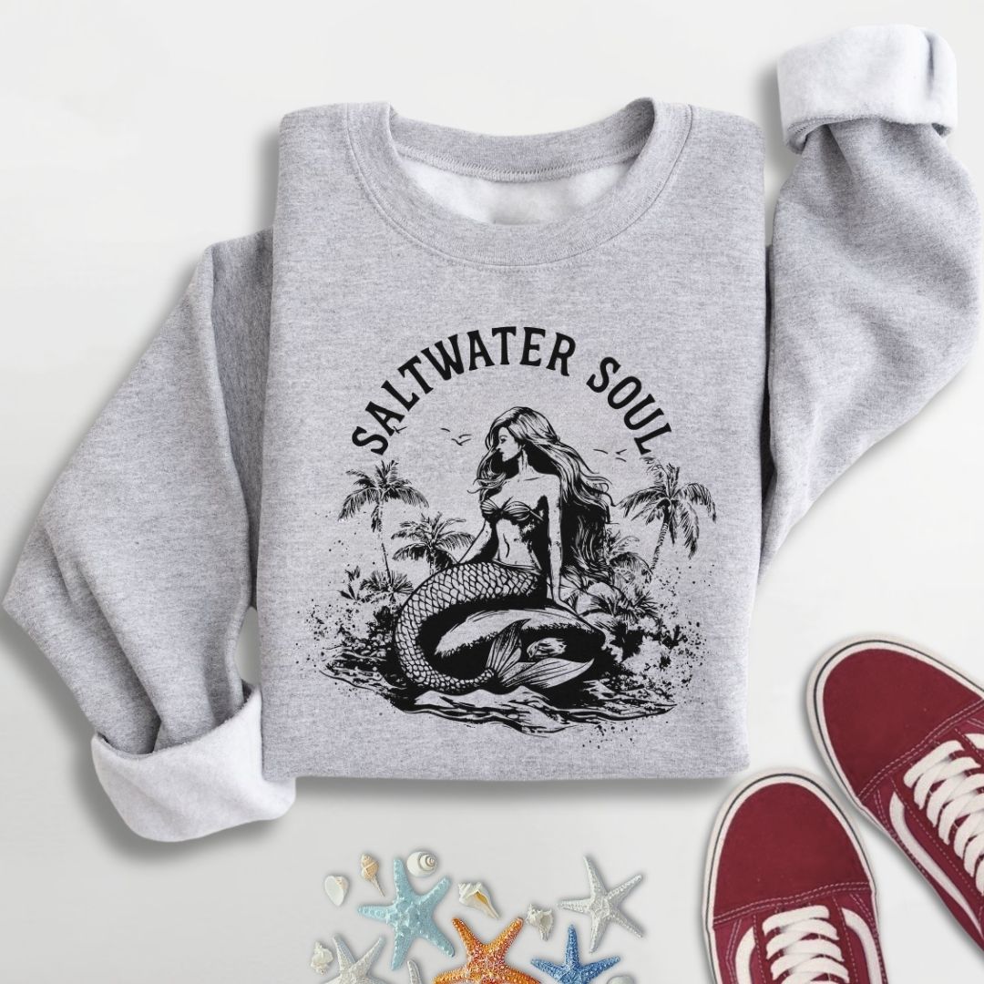 Saltwater Soul Mermaid Sweatshirt