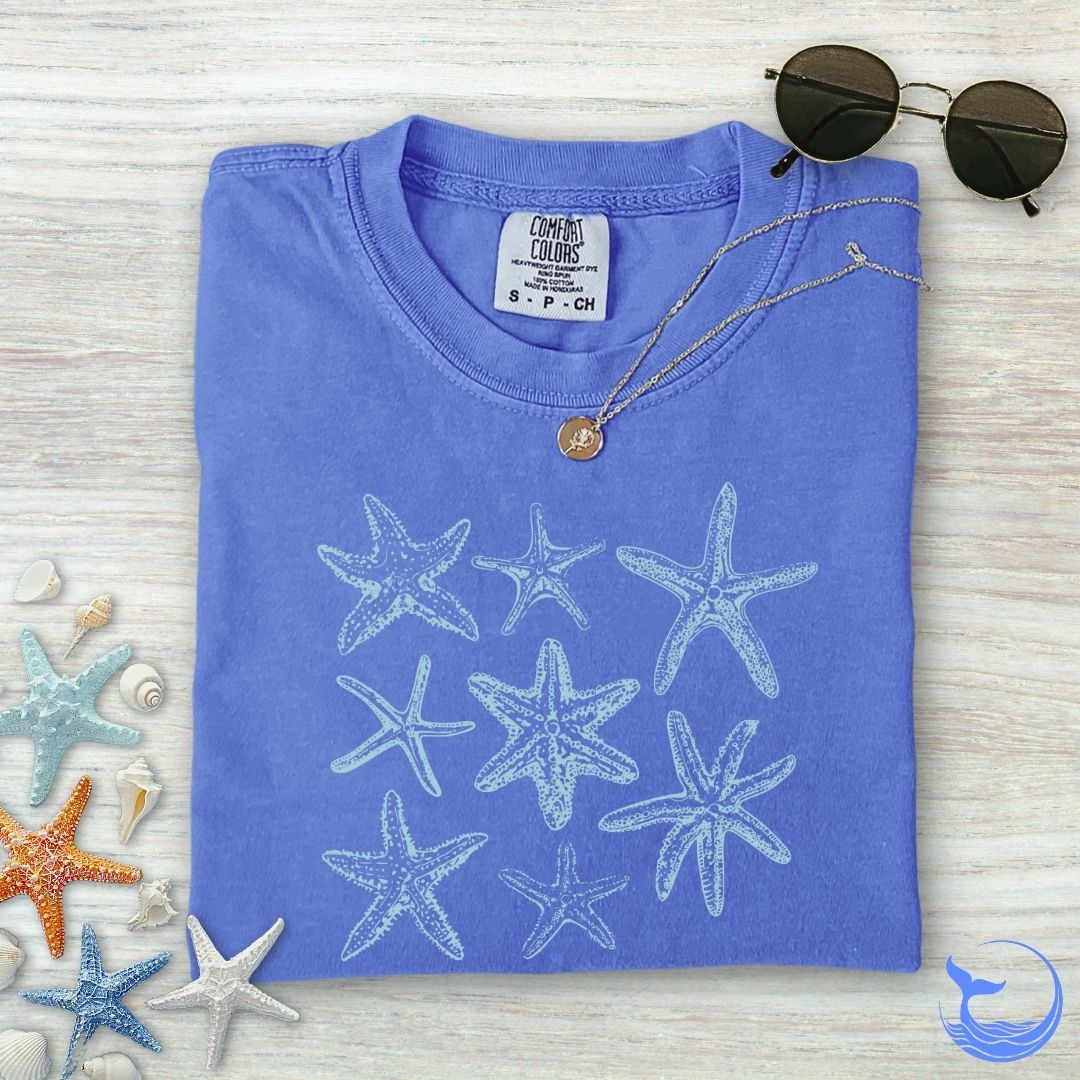 Vintage Starfish Comfort Colors T-Shirt