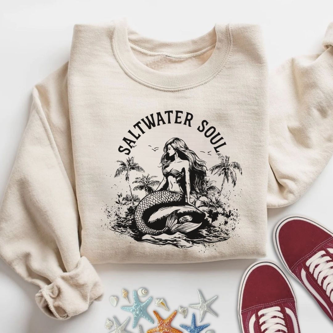 Saltwater Soul Mermaid Sweatshirt