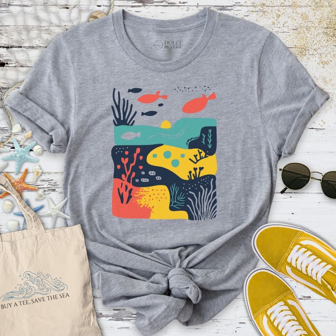 Under The Sea Abstract T-Shirt