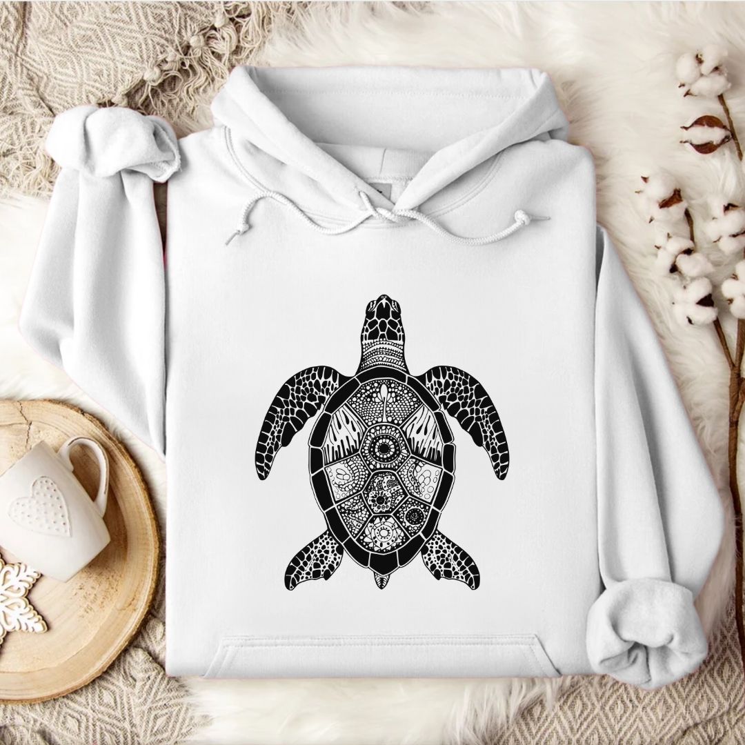 Zentangle Turtle Hoodie