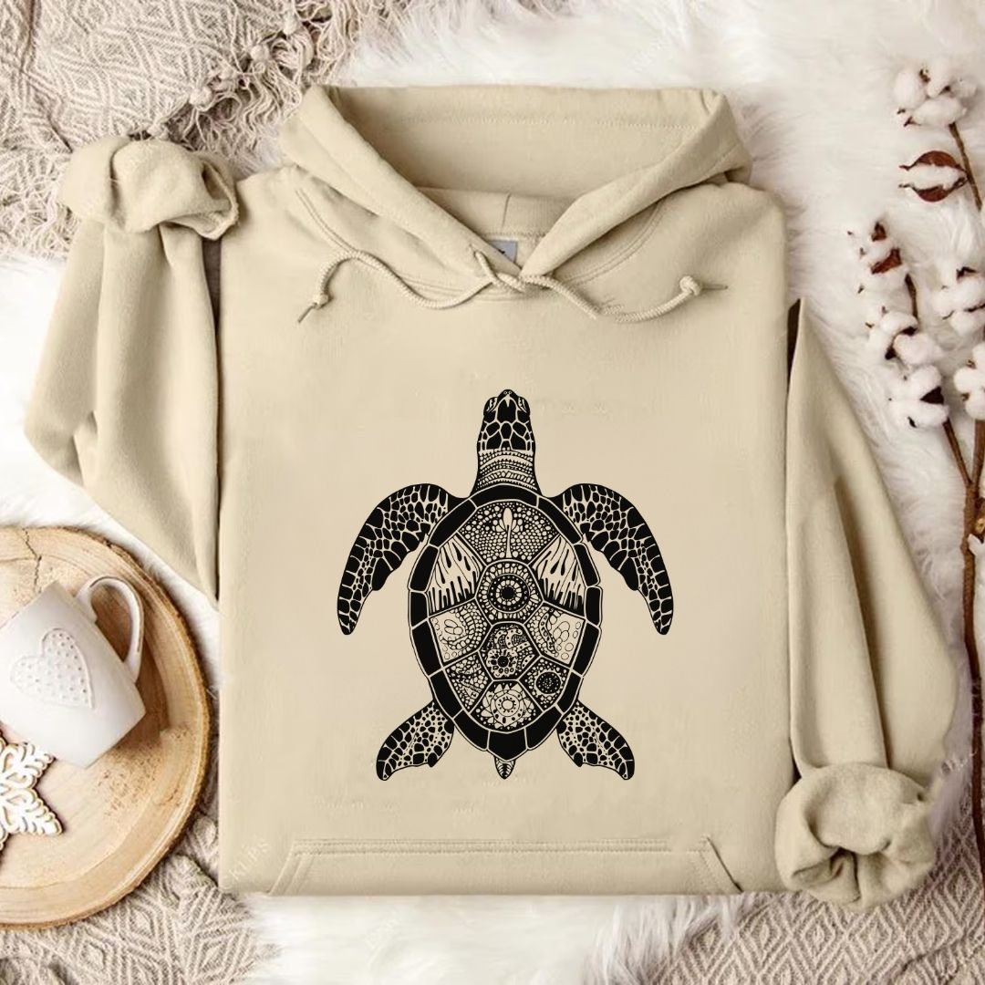 Zentangle Turtle Hoodie