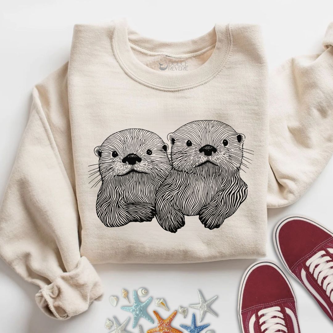 Happy Otters Sweatshirt