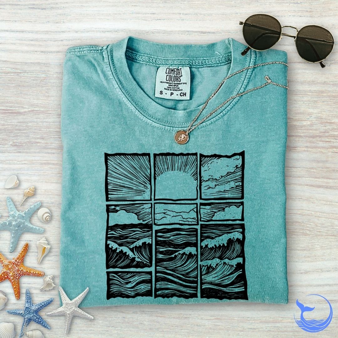 Ocean Sunrise Comfort Colors T-Shirt