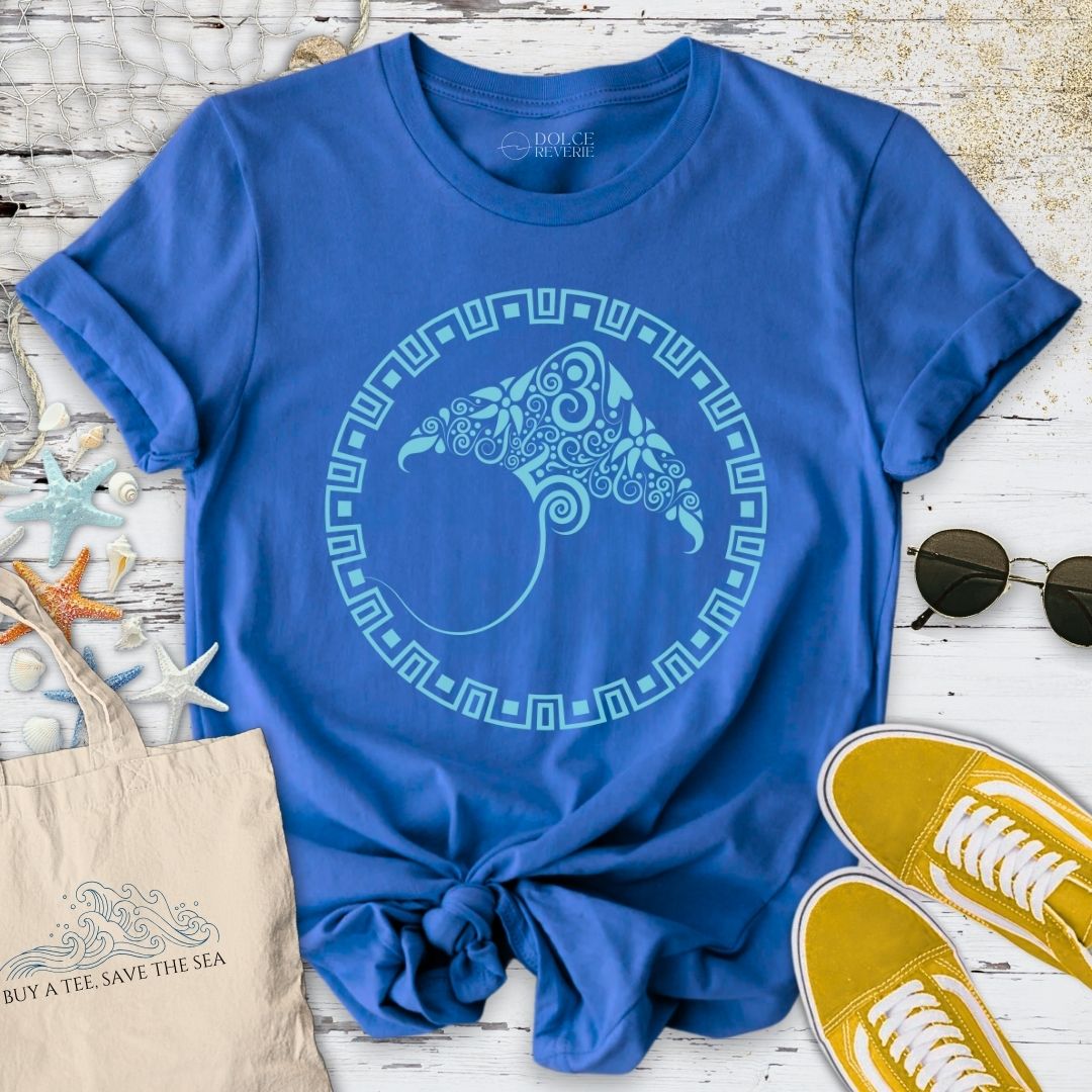 Tribal Manta Ray T-Shirt