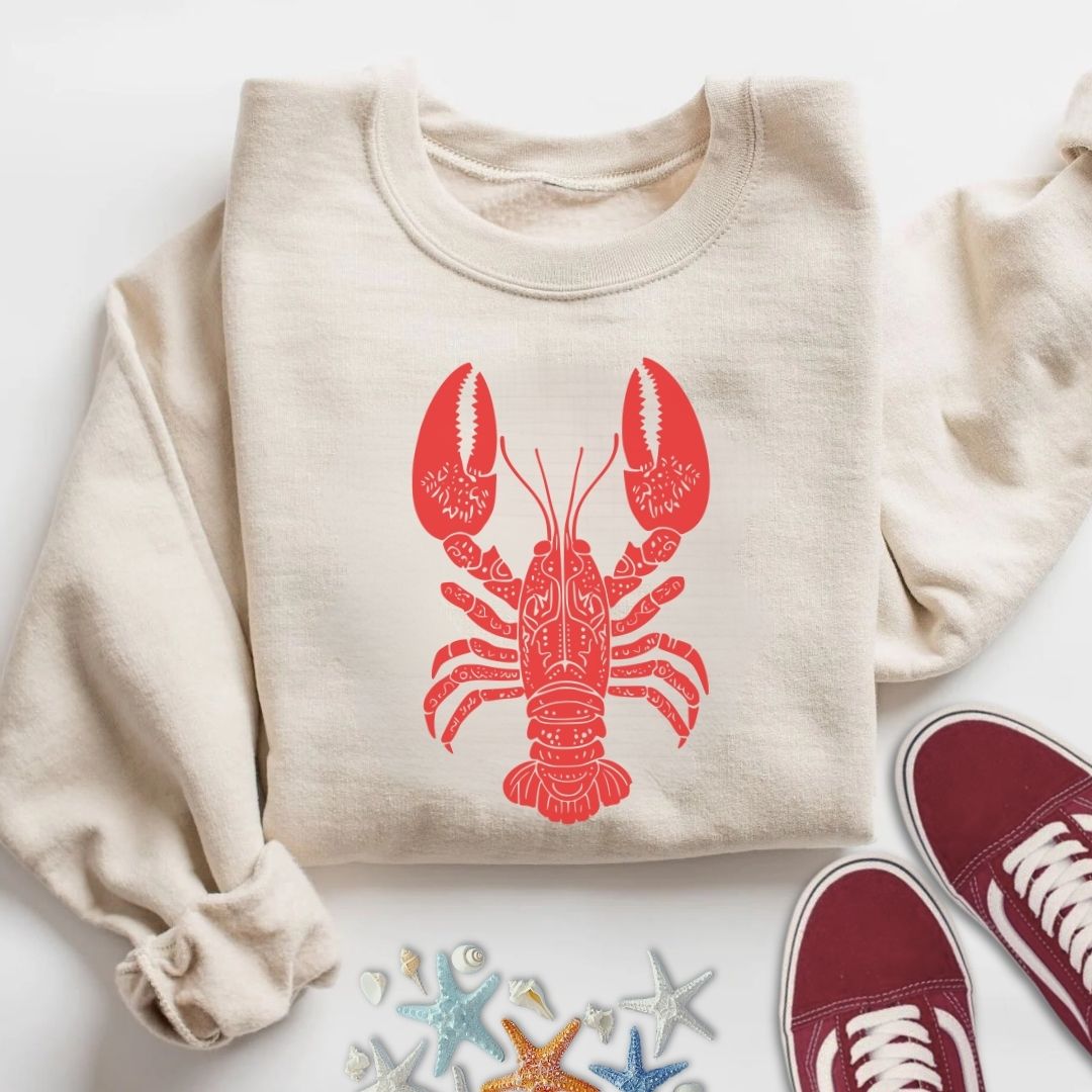 Tribal Lobster Sweatshirt