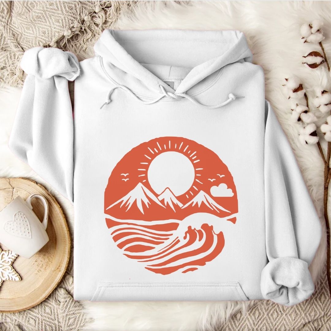 Mountain Waves Hoodie