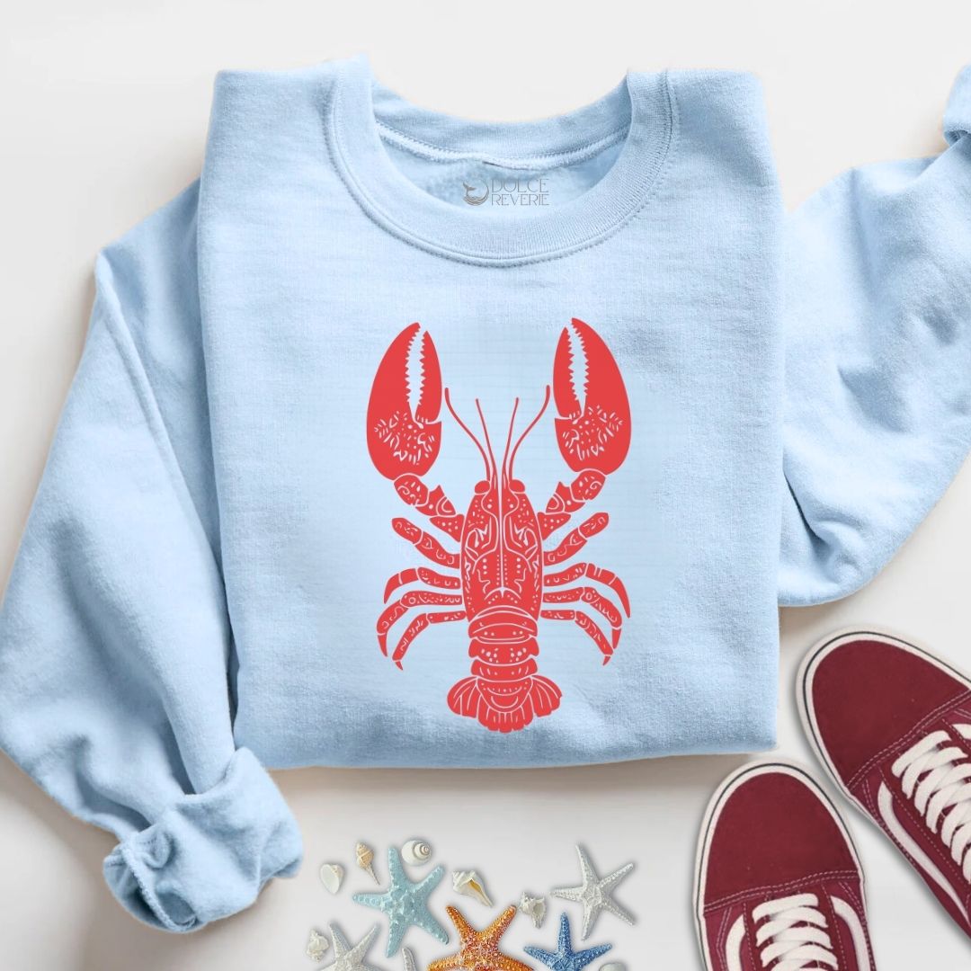 Tribal Lobster Sweatshirt