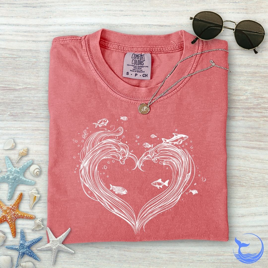 Heart Wave Comfort Colors T-Shirt