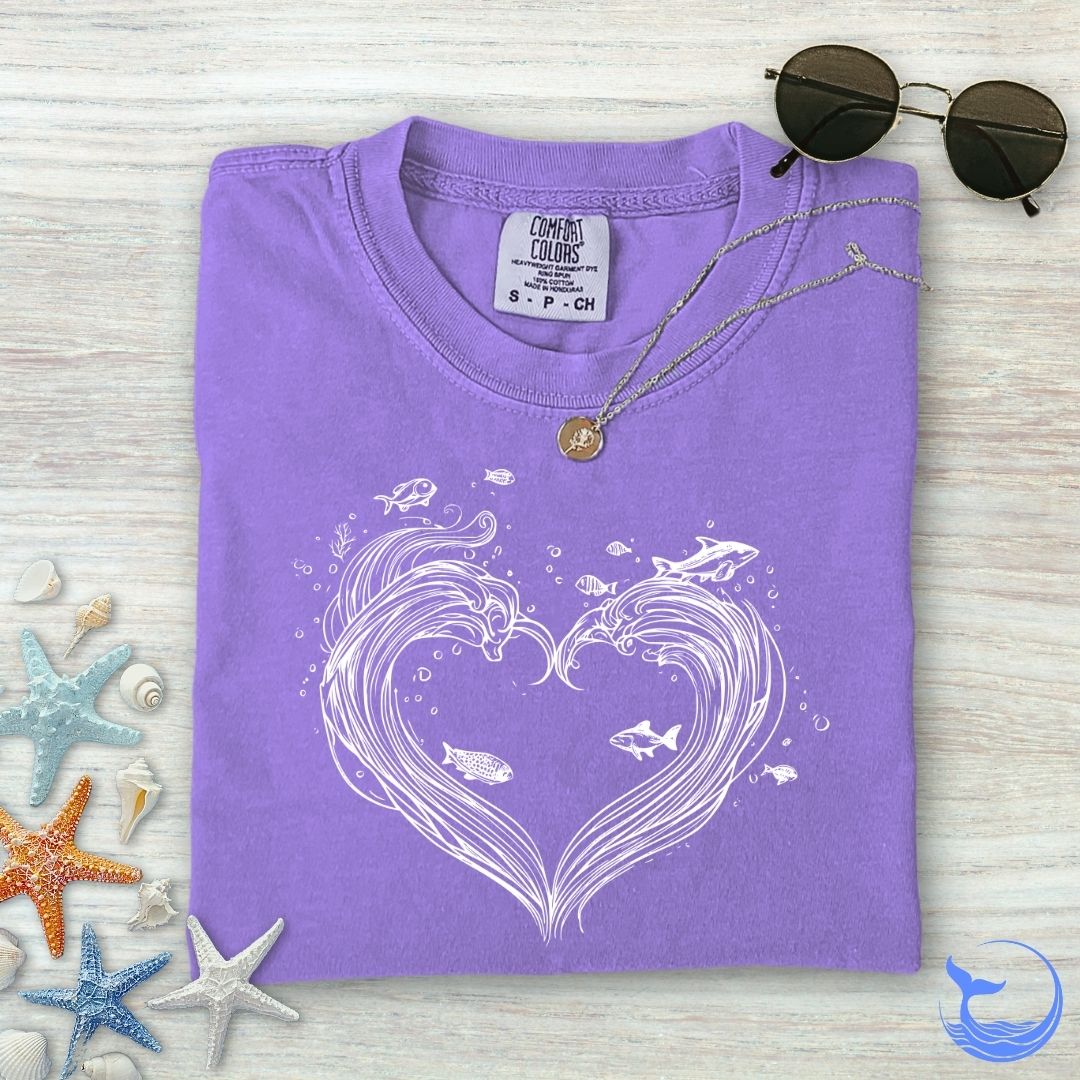 Heart Wave Comfort Colors T-Shirt