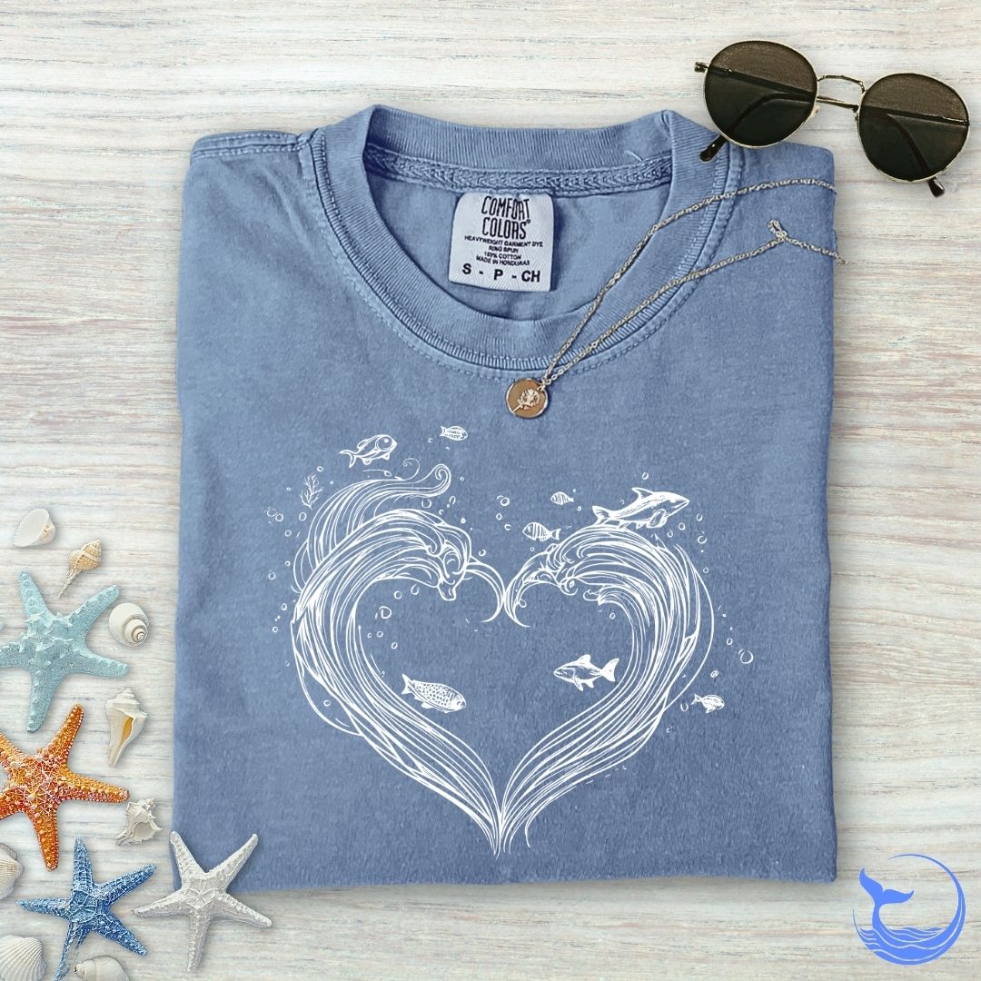 Heart Wave Comfort Colors T-Shirt