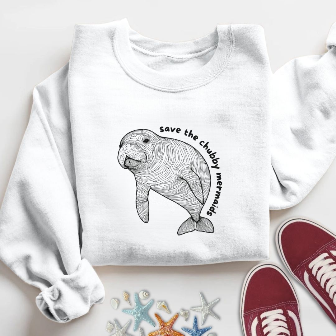 Chubby Mermaids Sweatshirt
