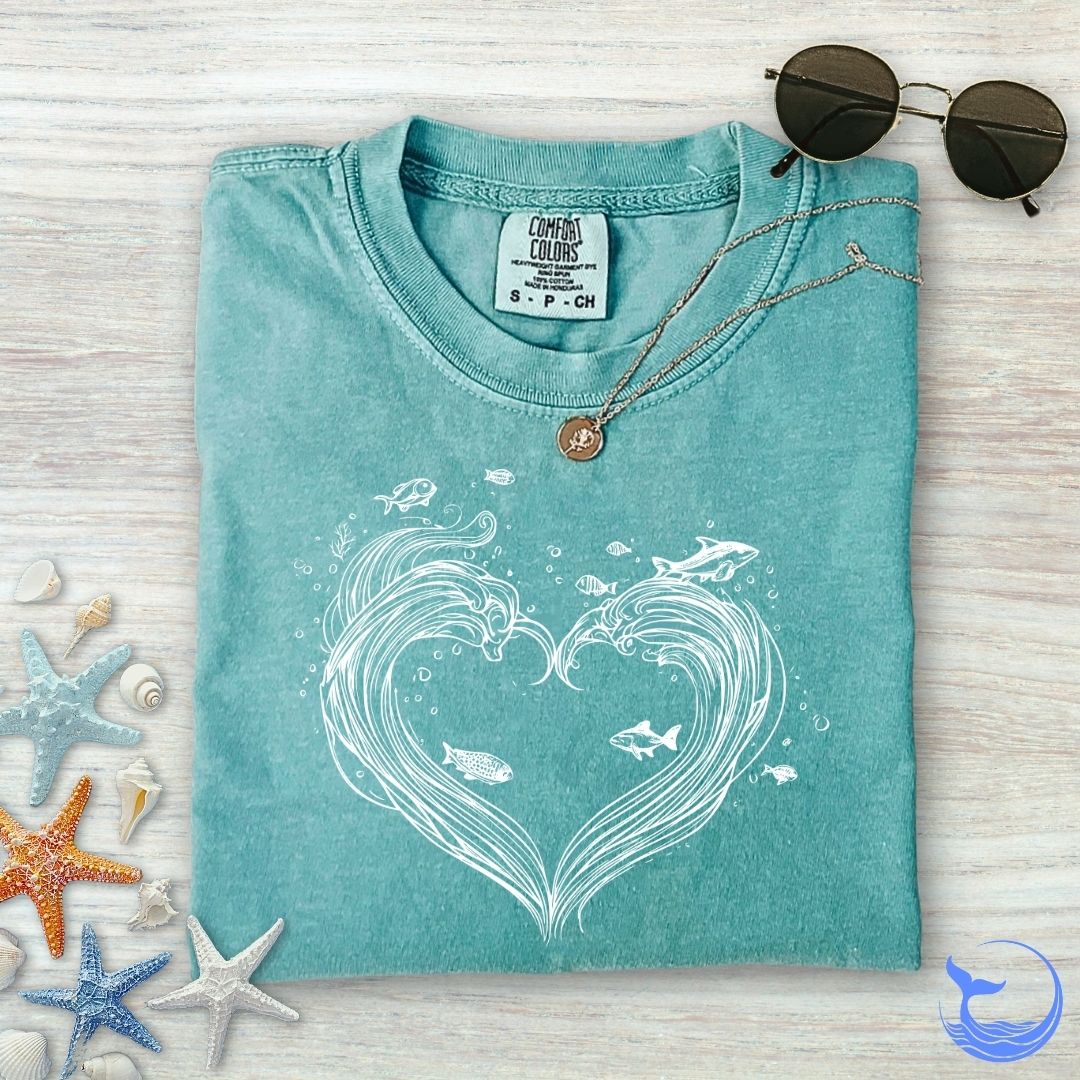 Heart Wave Comfort Colors T-Shirt