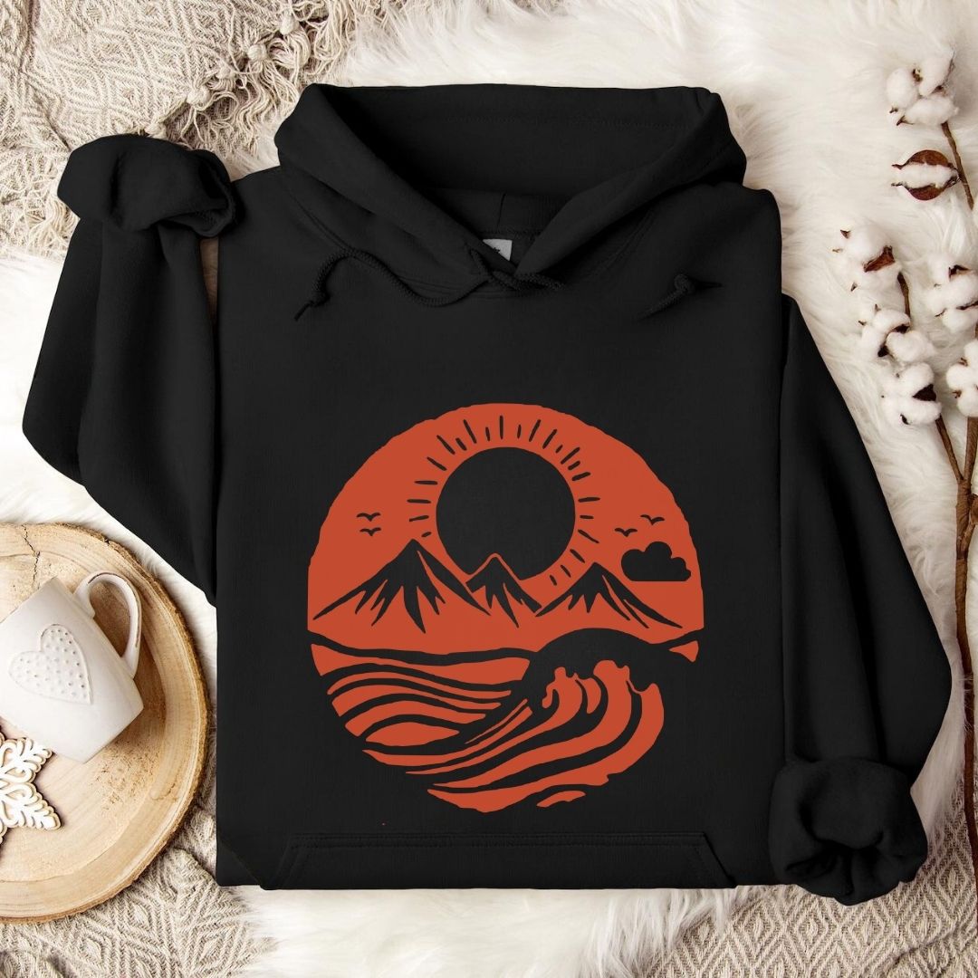 Mountain Waves Hoodie