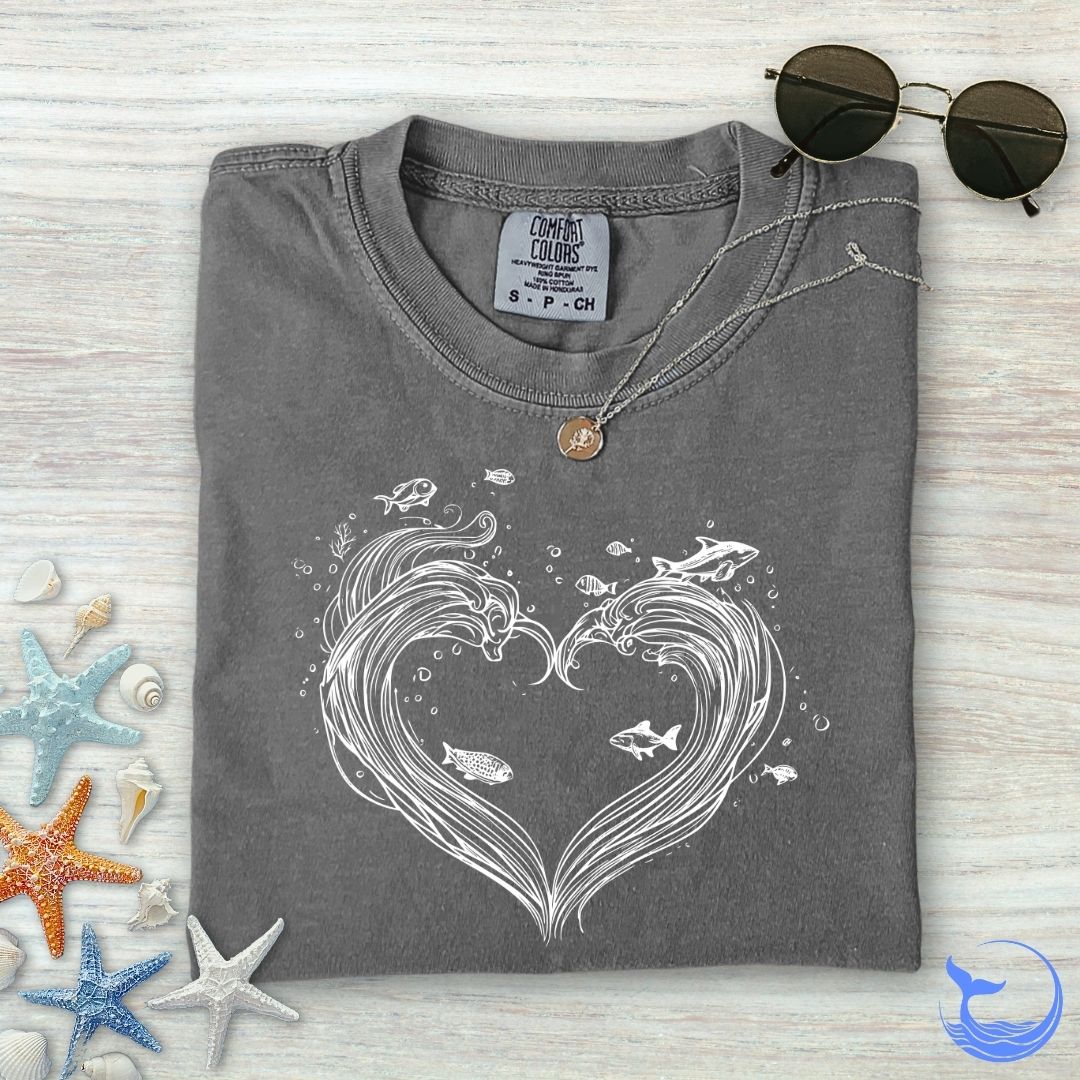 Heart Wave Comfort Colors T-Shirt