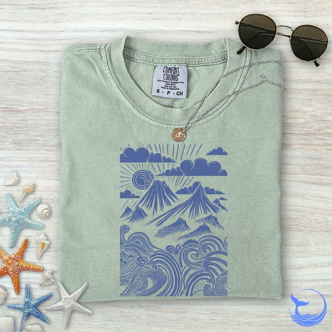 Ocean & Mountains Comfort Colors T-Shirt
