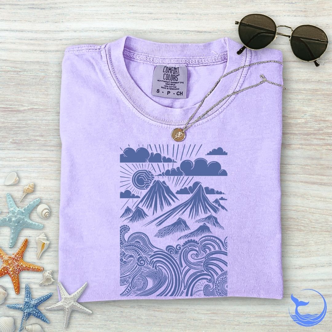 Ocean & Mountains Comfort Colors T-Shirt