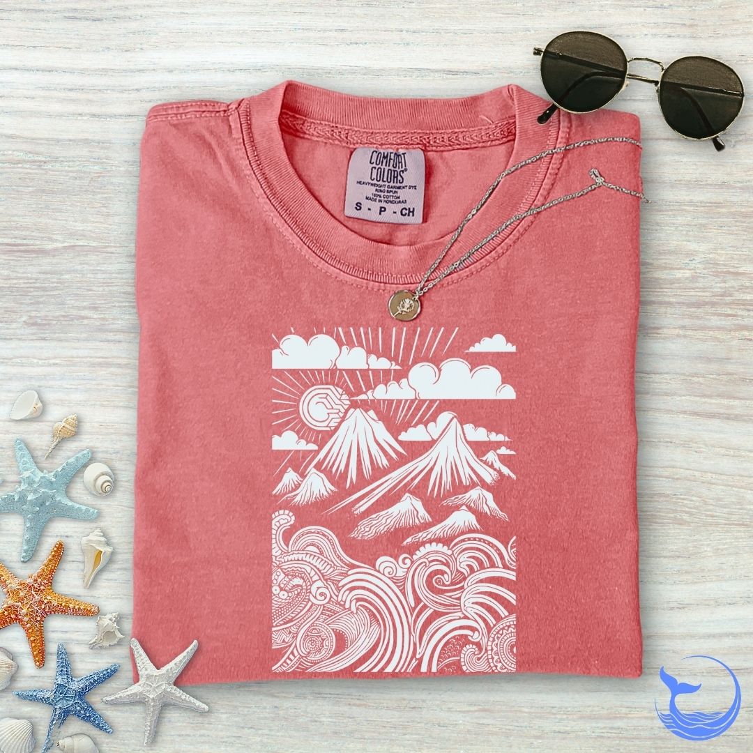 Ocean & Mountains Comfort Colors T-Shirt