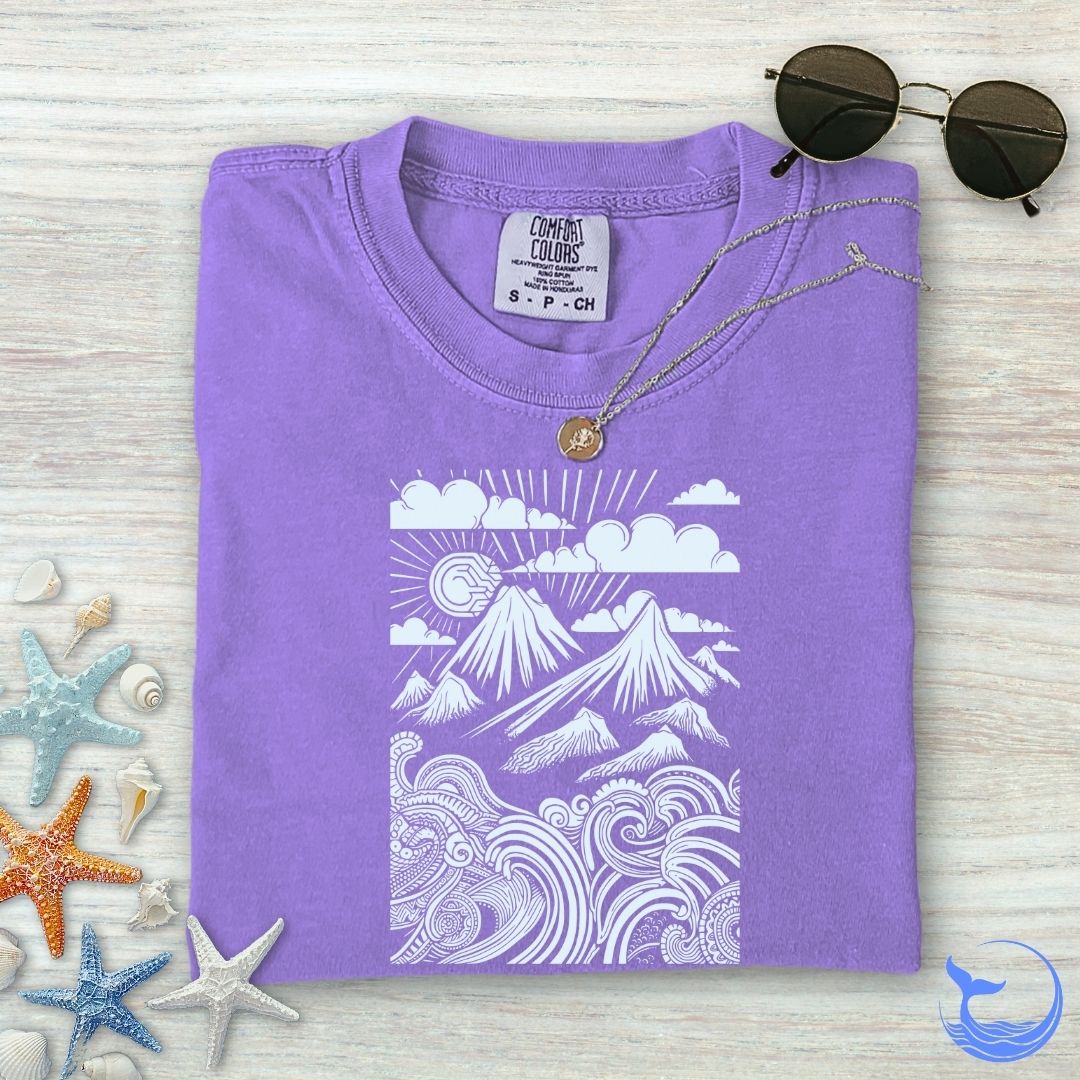 Ocean & Mountains Comfort Colors T-Shirt