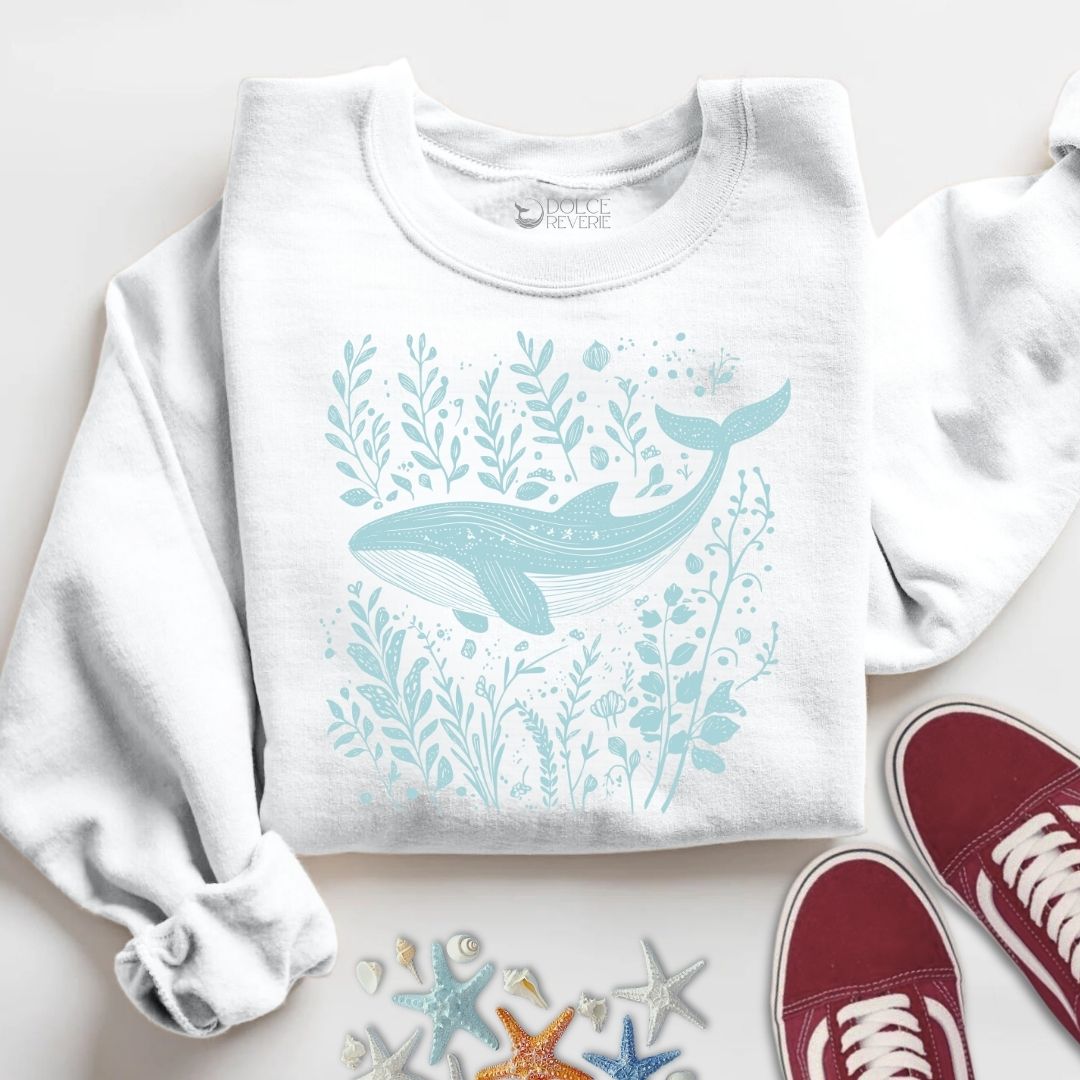Whale & Plants Sweatshirt