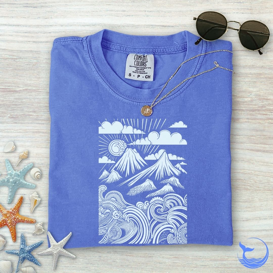 Ocean & Mountains Comfort Colors T-Shirt