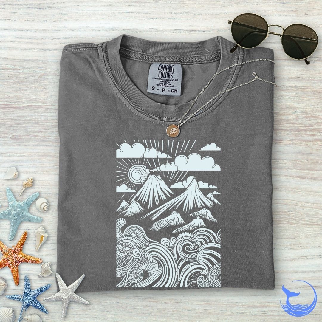 Ocean & Mountains Comfort Colors T-Shirt